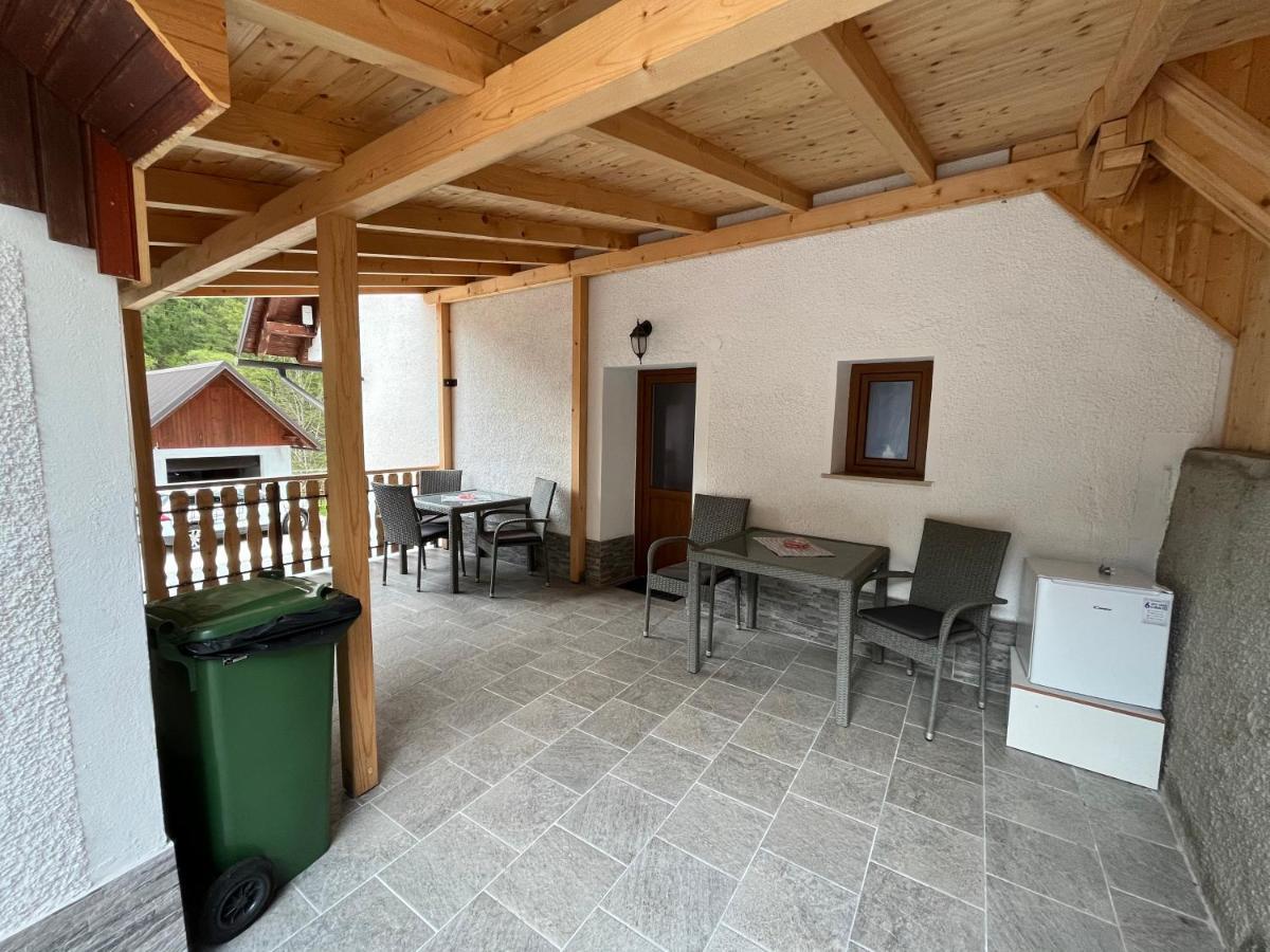 Apartmaji In Sobe Cuder Soča Εξωτερικό φωτογραφία