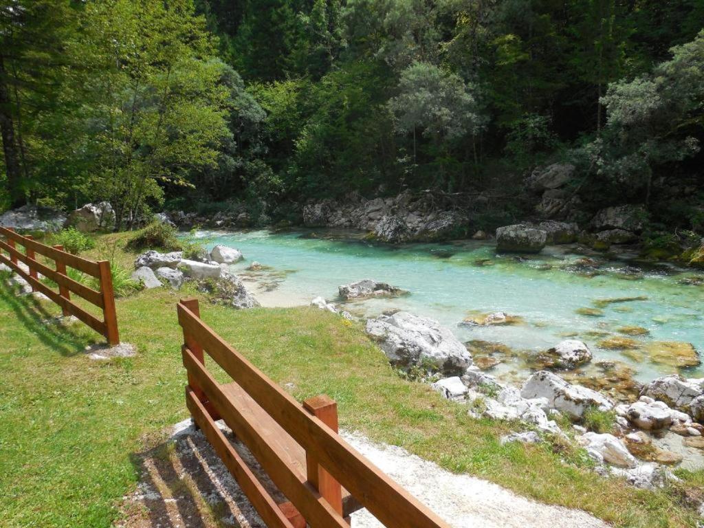 Apartmaji In Sobe Cuder Soča Εξωτερικό φωτογραφία